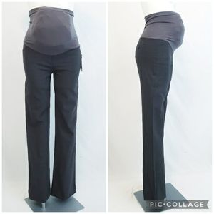 New Theory Max 2 Urban Trousers Maternity Dress Pants Gray Size 12